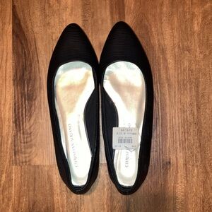 NWT Christian Siriano For Payless Black Flats 6.5
